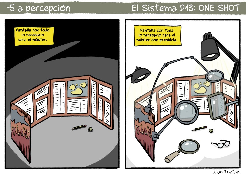 One shot: -5 a percepción