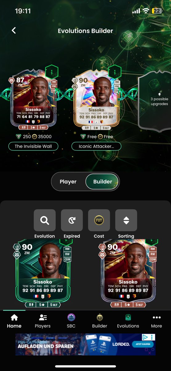 herrfschoene's tweet photo. @FUTBIN Sissoko is back Man https://t.co/kaFwuYuaOI