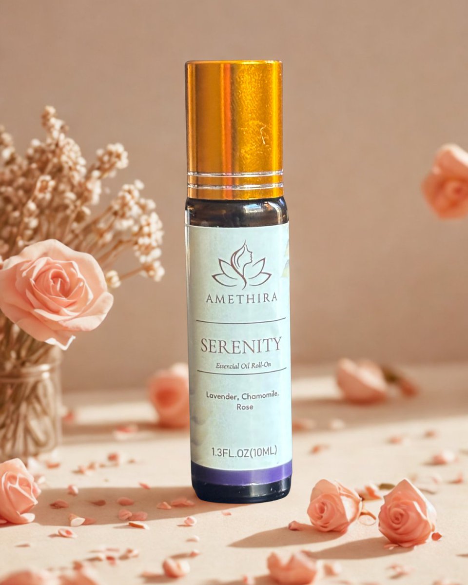 Amethira_life's tweet image. Slow down. Serenity blends lavender chamomile and rose to soften the day and welcome a deeper night 💜🌙
Breathe in roll on rest easy.
Limited Lavender Ritual Roll-On Set small batch only 🌿✨
#Serenity #LavenderRitual #SmallBatch #SleepWell