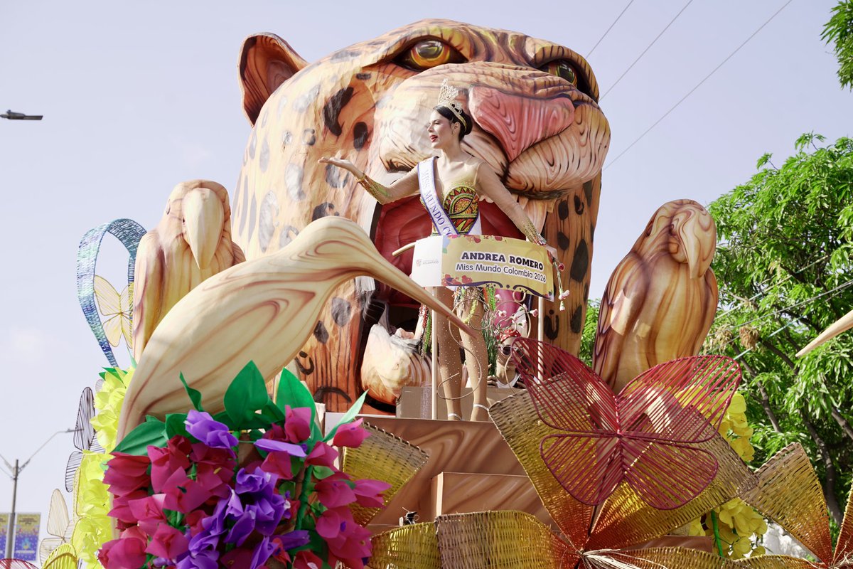 ¡Manos que hacen historia! 😍

🥇 Celebramos con orgullo el primer puesto de 'Artesanías del Atlántico' como Mejor Carroza de la #BatallaDeFlores 2026.

Diseñada por Rubiel Badillo, es un homenaje a los maestros y maestras artesanas que nos inspiran con sus creaciones.

¡Seguimos