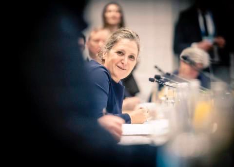 Chrystia Freeland tweet media