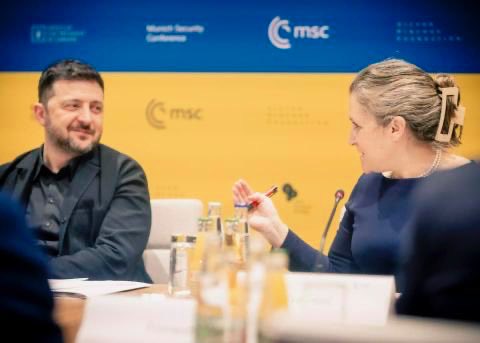 Chrystia Freeland tweet media