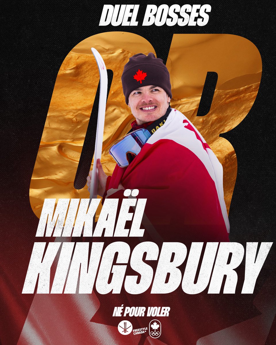 canfreestyleski's tweet photo. 🥇History made. Canada’s first gold. A fifth Olympic medal. And who else but @mikaelkingsbury to write the script? A full-circle masterpiece. The greatest to ever do it

@TeamCanada #MilanoCortinaOlympics2026 #OlympicGames https://t.co/rubngcTqAW