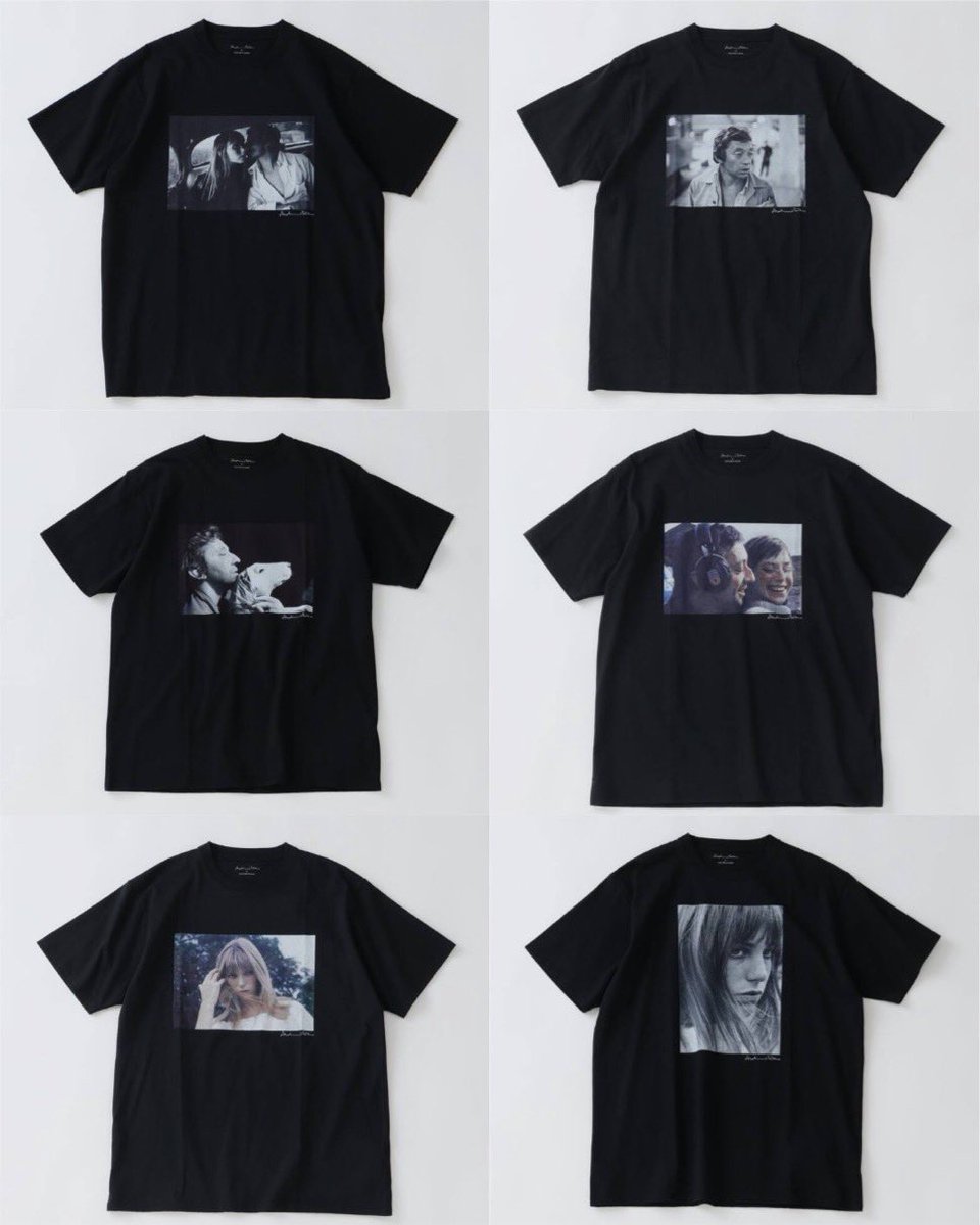 【完売品】COUTURE D'ADAM x IENA コラボ EDIFICE x COUTURE D'ADAM Serge Gainsbourg & Jane Birkin フォトTee