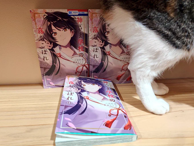 神さま神さま最新刊の見本誌が届きましたが、いつもどおり邪魔が入ります。