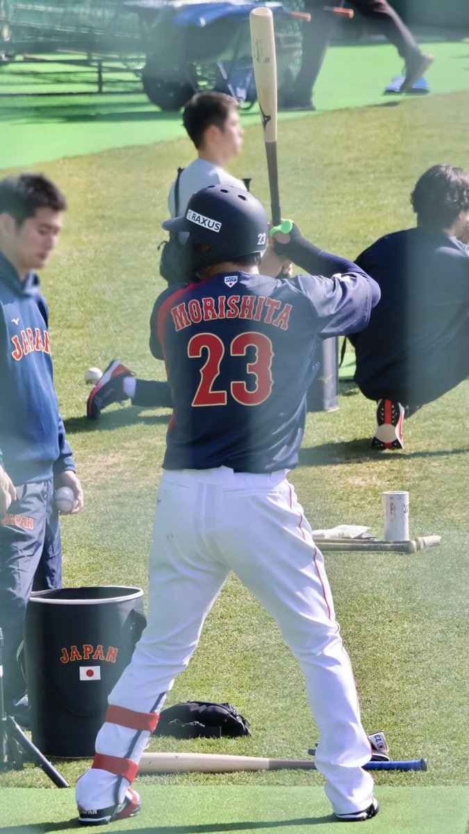 2026.2.15 ビジターユニ 23 MORISHITA🇯🇵✨ #侍ジャパン #阪神