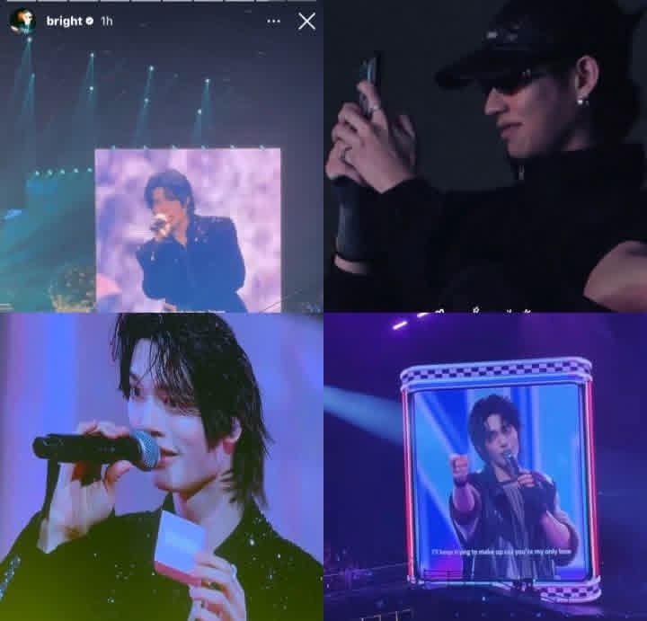 LOOK : Bright Vachirawit show his support to Win Metawin at D3