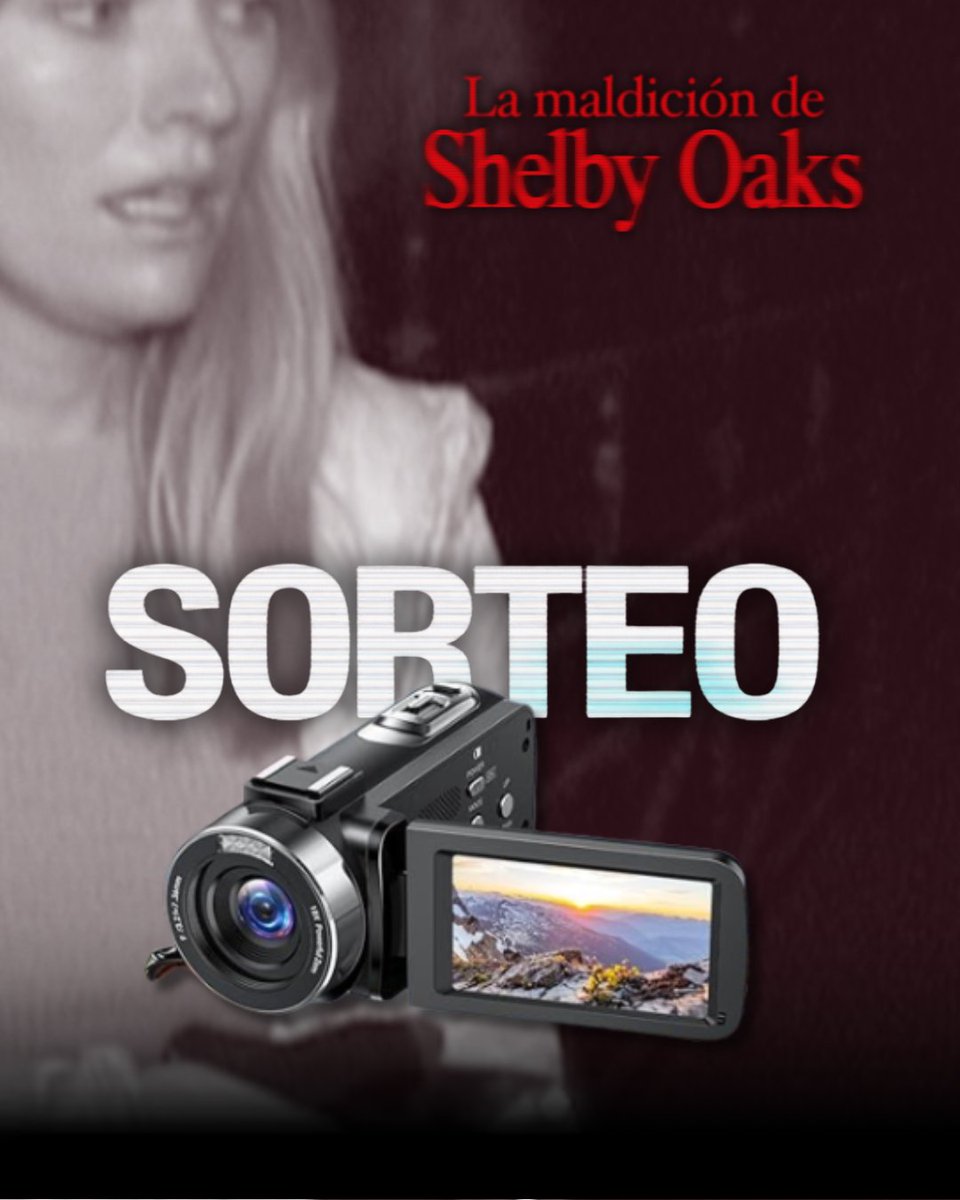 ¡¡NUEVO SORTEO!!

Chris Stuckmann, el director de 'La maldición de Shelby Oaks', empezó grabando para YouTube con una cámara como esta. Y si te has sentido inspirado por su película, ¡estás de enhorabuena, porque sorteamos una cámara de vídeo 4K de 42 MP! Para conseguirla, solo