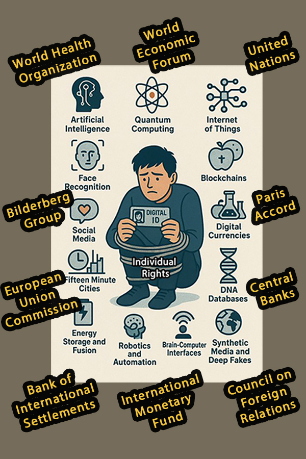 IGNORE ALL THE DISTRACTIONS FROM THE REAL AGENDA 

MANKIND IS IN ITS FINAL BATTLE. 
Whoever controls the current and near-future technologies will determine the future of every human on Earth, perhaps forever. This will be determined within the next ten years. Surveillance and