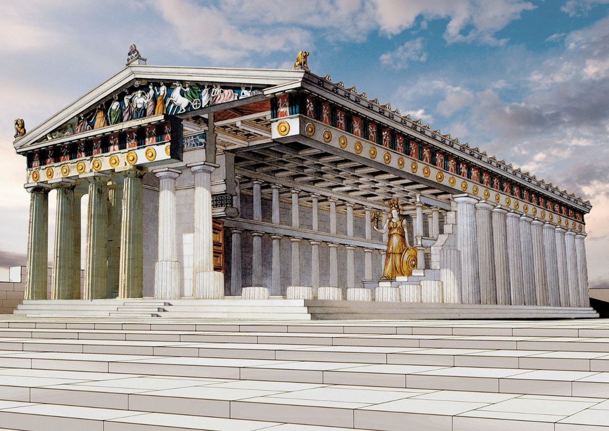 RealHellenist's tweet image. The Parthenon of Athena