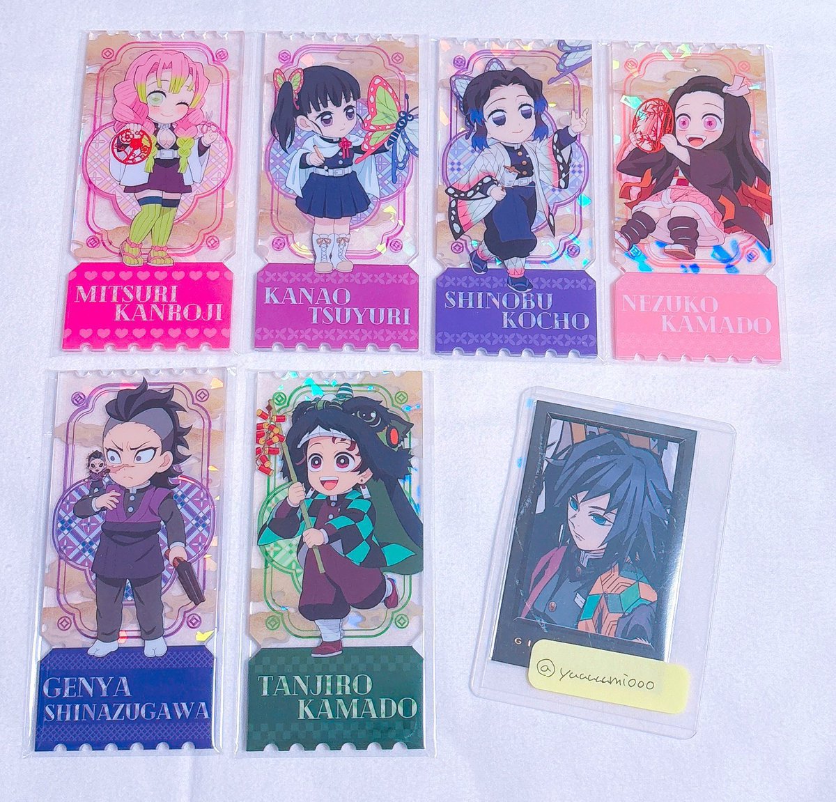 交換】 鬼滅の刃 中国限定 アクリルチケット ◻️譲 炭治郎、カナヲ