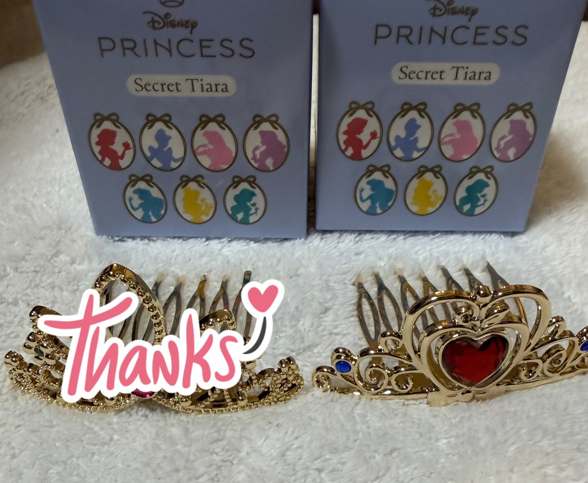 8910trigger's tweet photo. 【交換】プリンセス ティアラ シークレットティアラ ディズニー　
ディズニーストア

【譲】白雪姫

【求】シンデレラ

郵送交換
外箱に入れての交換を希望いたします
よろしくお願いいたします。 https://t.co/vsZp4EkxwW