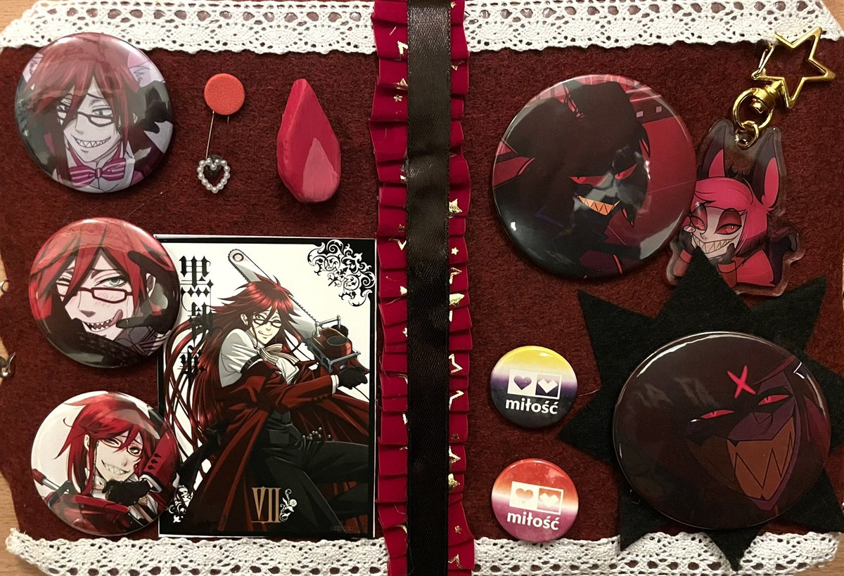 Angel_xoxooo's tweet photo. New ita bag !!! #grell #Alastor #blackbutler #hazbinhotel #itabag https://t.co/pFcmyD9oJP