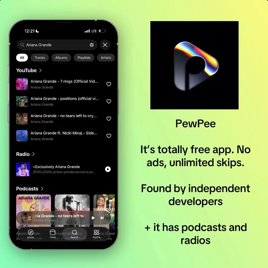 PewPeeMusic's tweet photo. No one will pay $13 per month for music in 2026 https://t.co/tMfAl7bcna