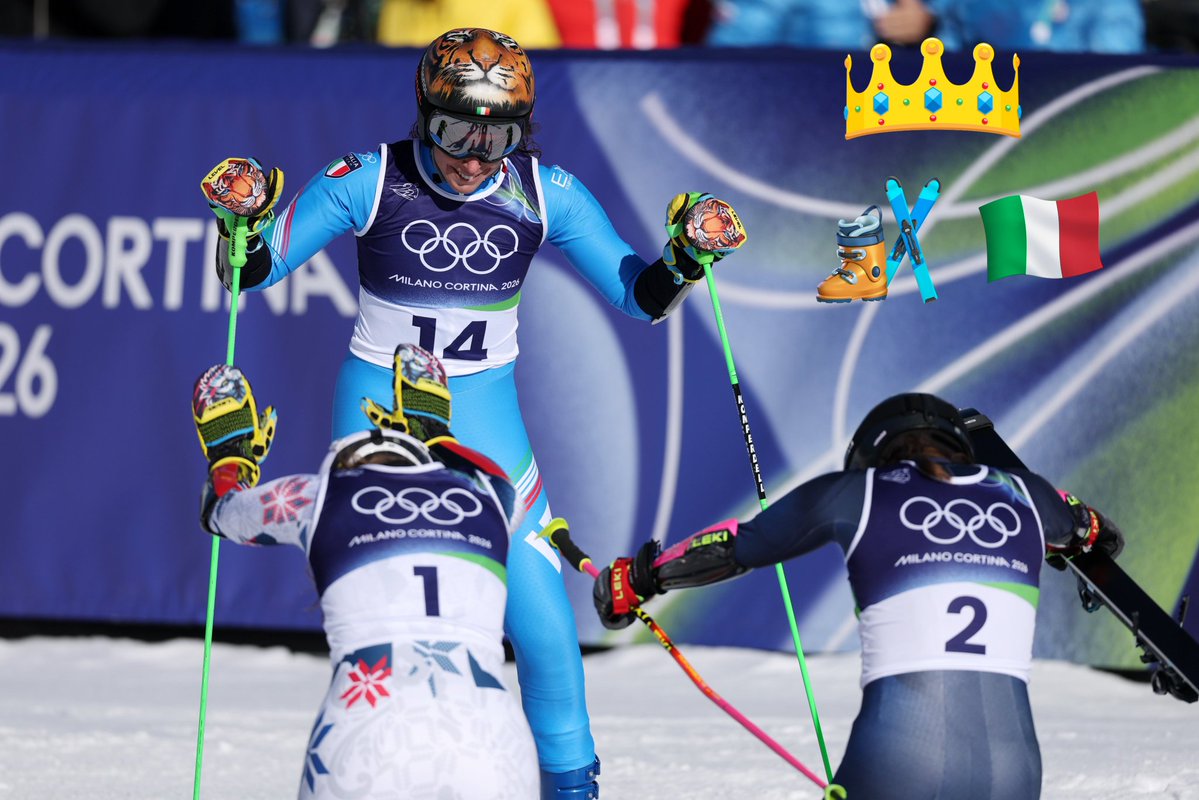 Che rumore fa la felicità?

Sua maestà 
Federica Brignone

Ci inchiniamo tutti 

<a href="/Eurosport_IT/">Eurosport IT</a> <a href="/discoveryplusIT/">discovery+ Italia</a> <a href="/hbomaxit/">HBO Max Italia</a>