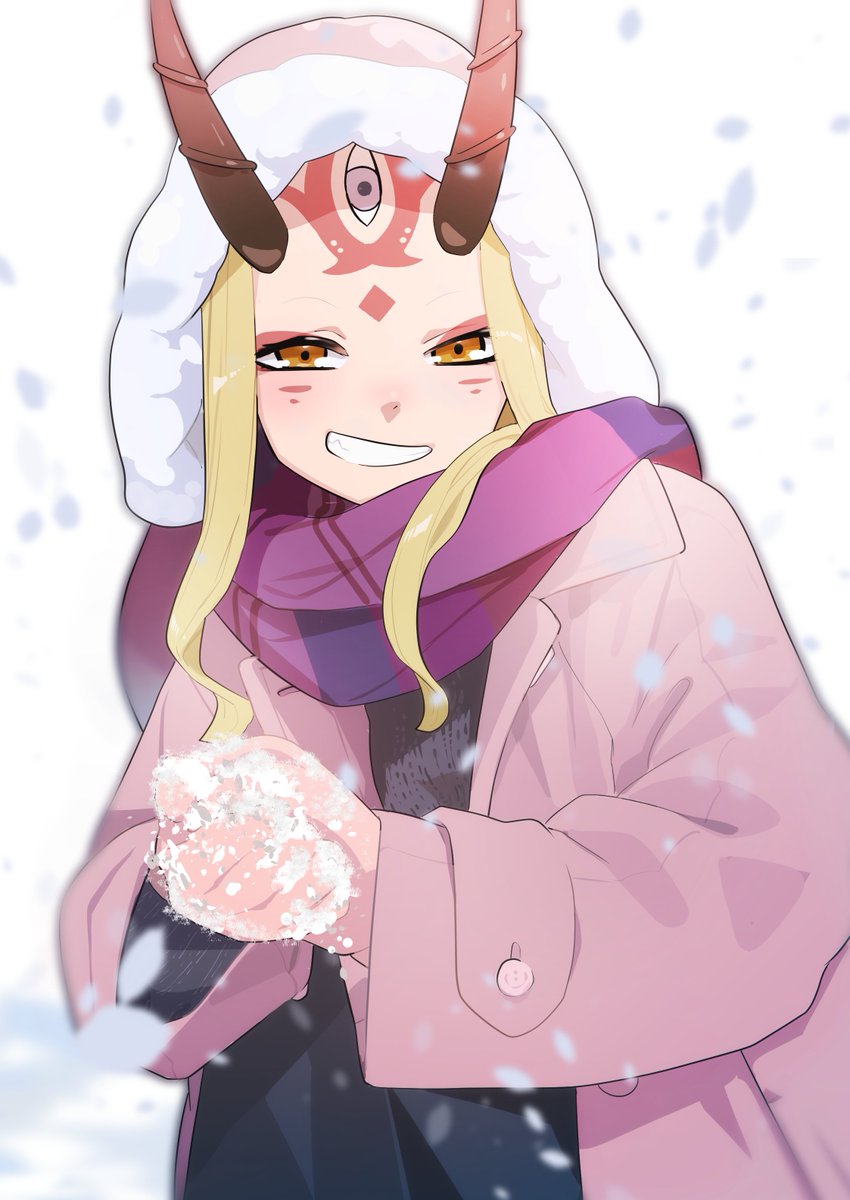 mihtd's tweet photo. 👹合戦⛄
＃茨木童子 https://t.co/Y3DLv8SDtu