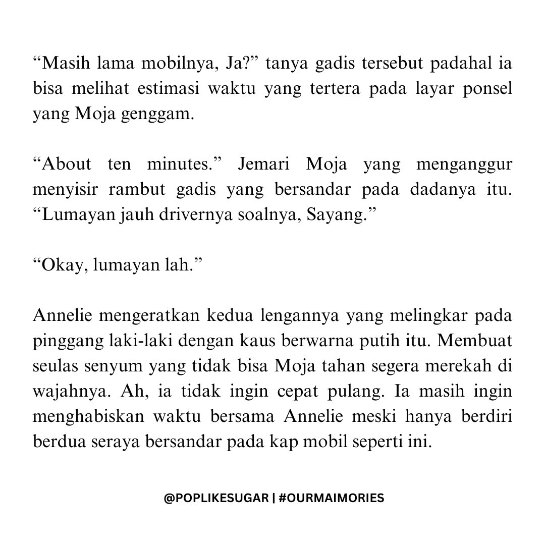 poplikesugar's tweet image. #ourmaimories ; lumayan