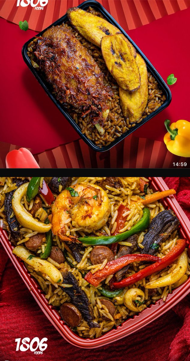 Happy Sunday guysss.
Let me introduce you all to my aunt's kitchen. She runs an à la carte cloud kitchen serving premium Nigerian and
Afrofusion meals. Everything is freshly made and delivered hot across Lekki, Ikoyi, VI and some parts of the mainland.
If you love good food