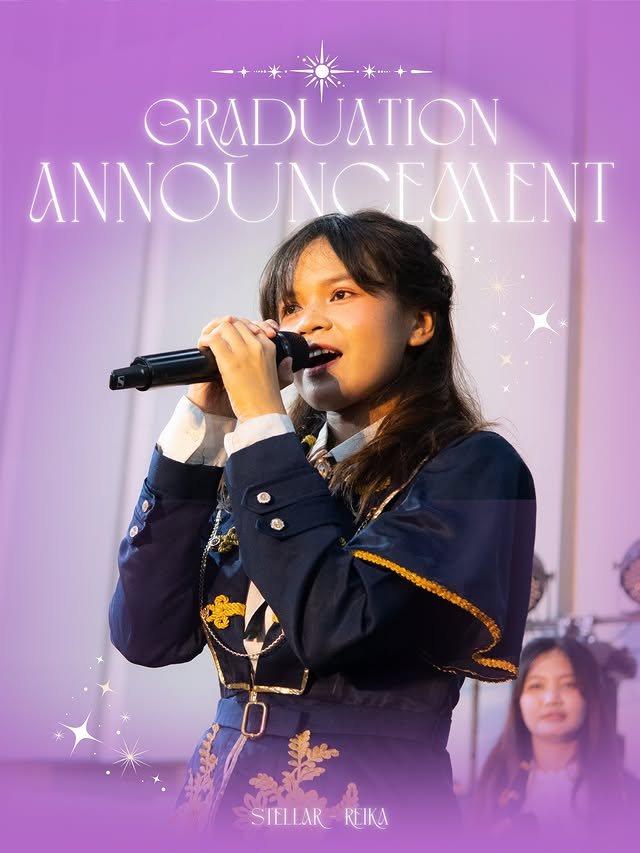 IndoGGUpdates's tweet photo. Oriana Idol announced that Rei will be graduating from the group. Wishing all the best for her future steps 💖 https://t.co/KmAGLEGX9S