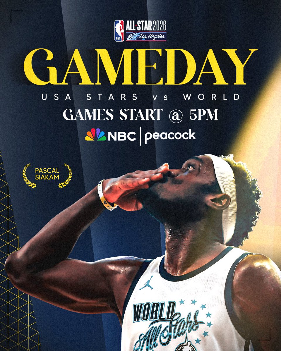 Gameday for our All-Star 👏