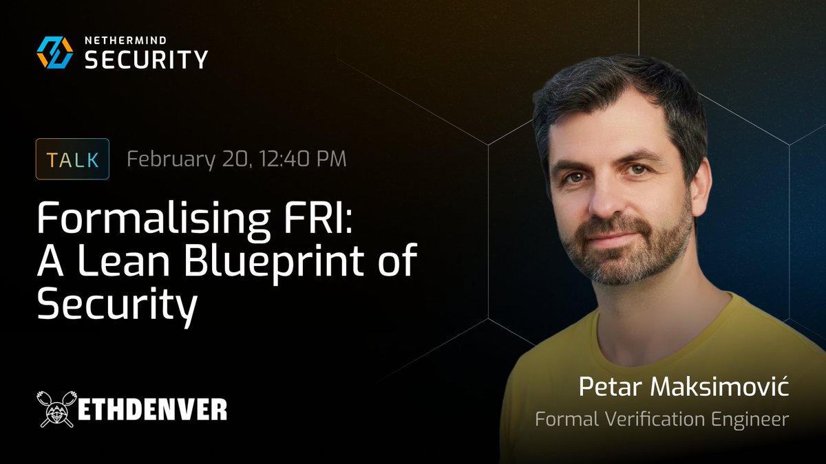 Petar Maksimović | Nethermind tweet media