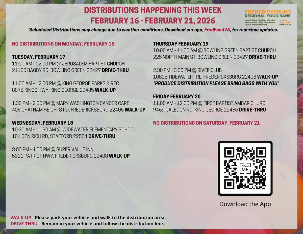 Fredericksburg Regional Food Bank tweet media