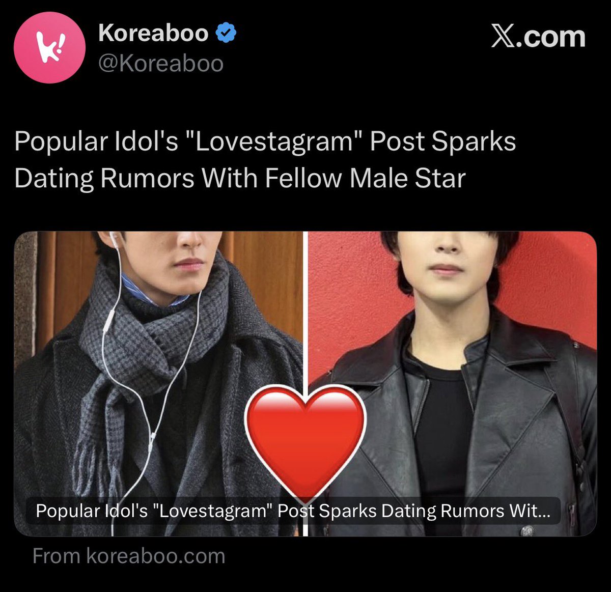 markyourhaert's tweet image. mahae’s first dating rumor article akdnsns