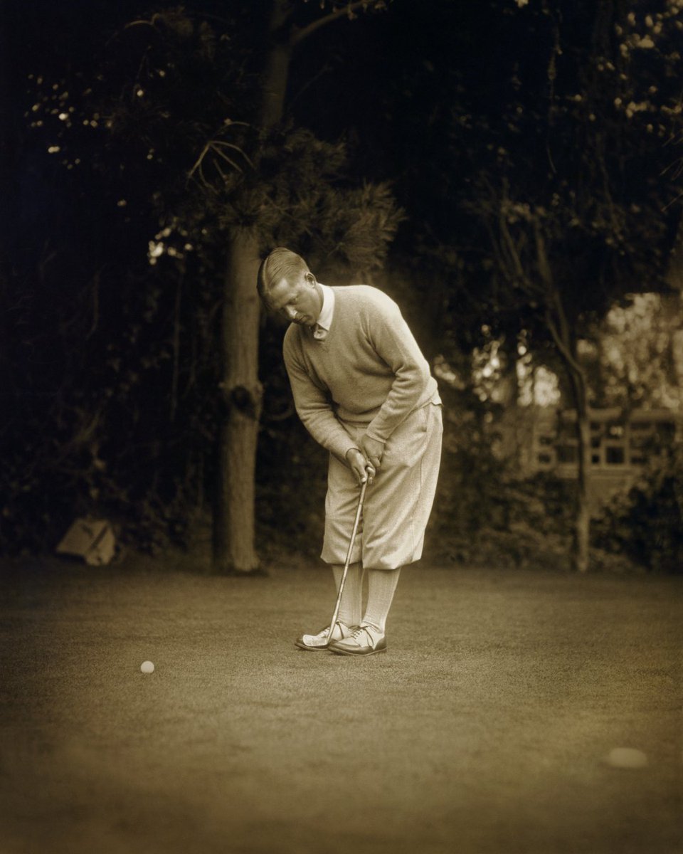 I never learned anything from a match that I won." Bobby Jones

As the pros take on Pebble Beach this weekend, we’re looking back at 1929. Jones arrived at Pebble as the titan of the sport, but the course had other plans.

⛳Can you name the player who took down Jones in '29?