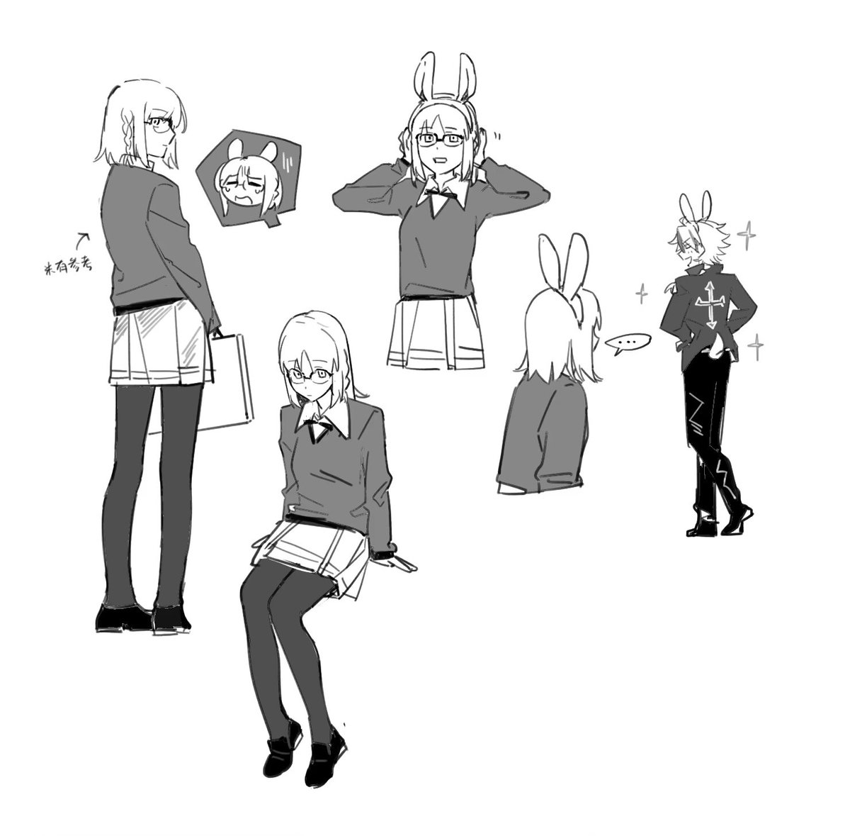 呆懵脾气不详兔儿