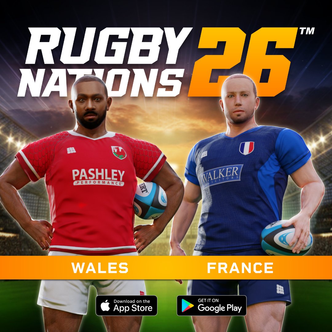 Every ruck, every break, every decision matters.
Can Wales match France’s flair when it counts?
🏆 Play it out in Rugby Nations 26.
#RugbyNations26 #RugbyGame #MobileGaming