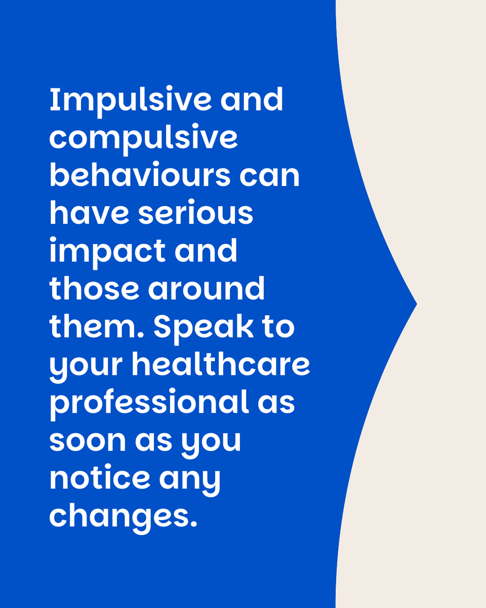 ParkinsonsUK's tweet image. Impulsive and compulsive behaviours in Parkinson's aren't talked about enough, but they're real.

These behaviours can be a side effect of certain medications used to treat Parkinson's.

Click to read more: prksn.uk/467lcfp