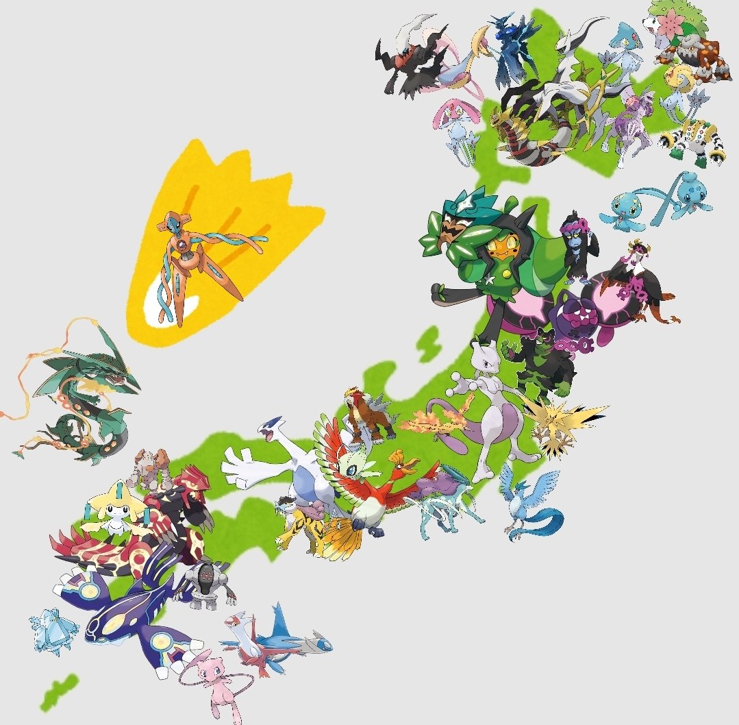 ポケモン世界の日本列島って
魔境だよね