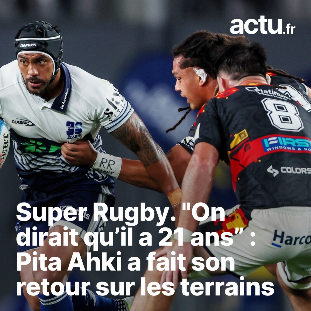 acturugby's tweet photo. 🏉 Avec une passe décisive de toute beauté ! ➡️ https://t.co/2smCXbZx7U
#Rugby #SuperRugbyPacific #BLUvCHI https://t.co/feQPbHFHEq