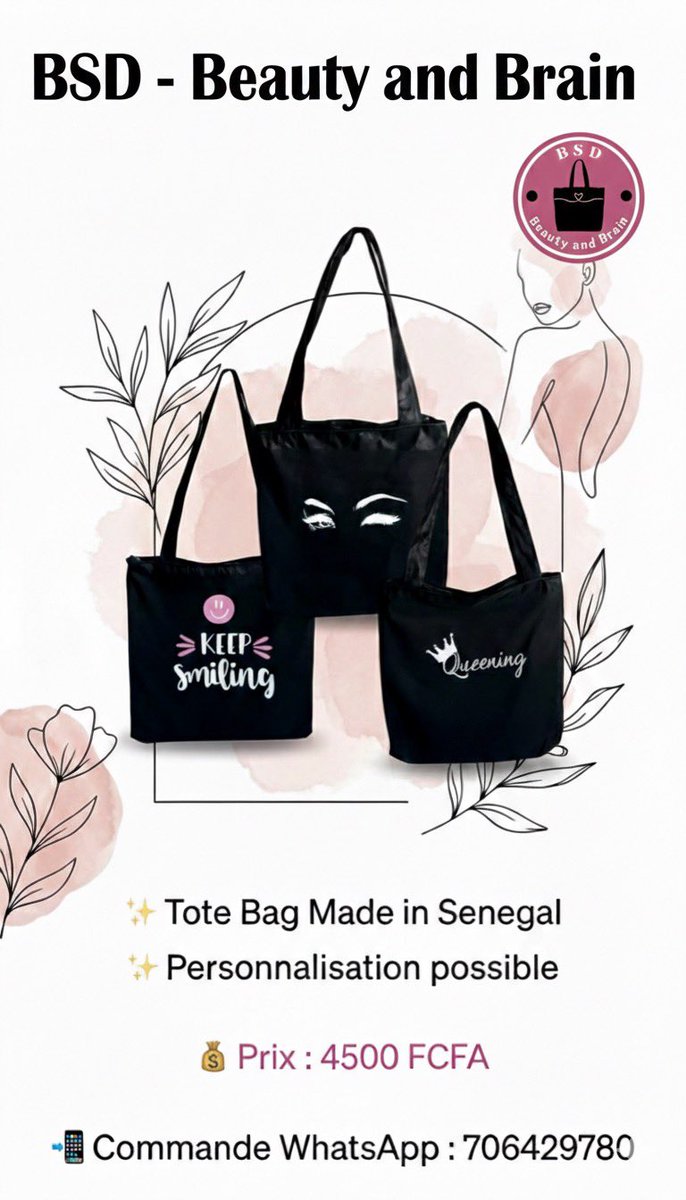 Hellooo un petit rt 🙏🏾🤍

Les tote bags sont à nouveau disponibles