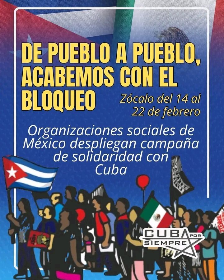 MaryCarmenPupo1's tweet photo. ¡Gracias PUEBLO de  Mexico por su Solidaridad!
#CubaEsAmor 
#CubaEstáFirme 
#LaHabanaDeTodos 
@IzquierdoAlons1 https://t.co/yWfFmLCiJW