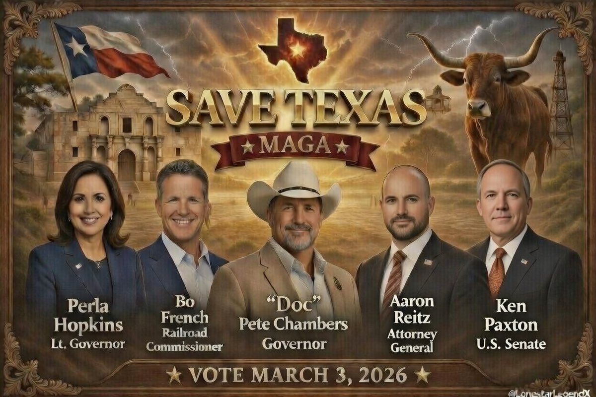 The Dream Team for Texas! 

Make the primary a priority.