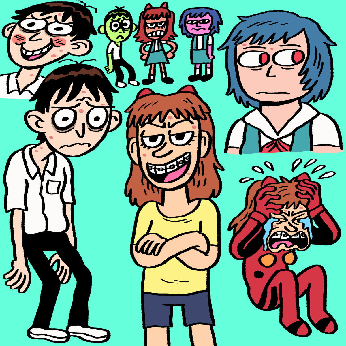 evangelion teens