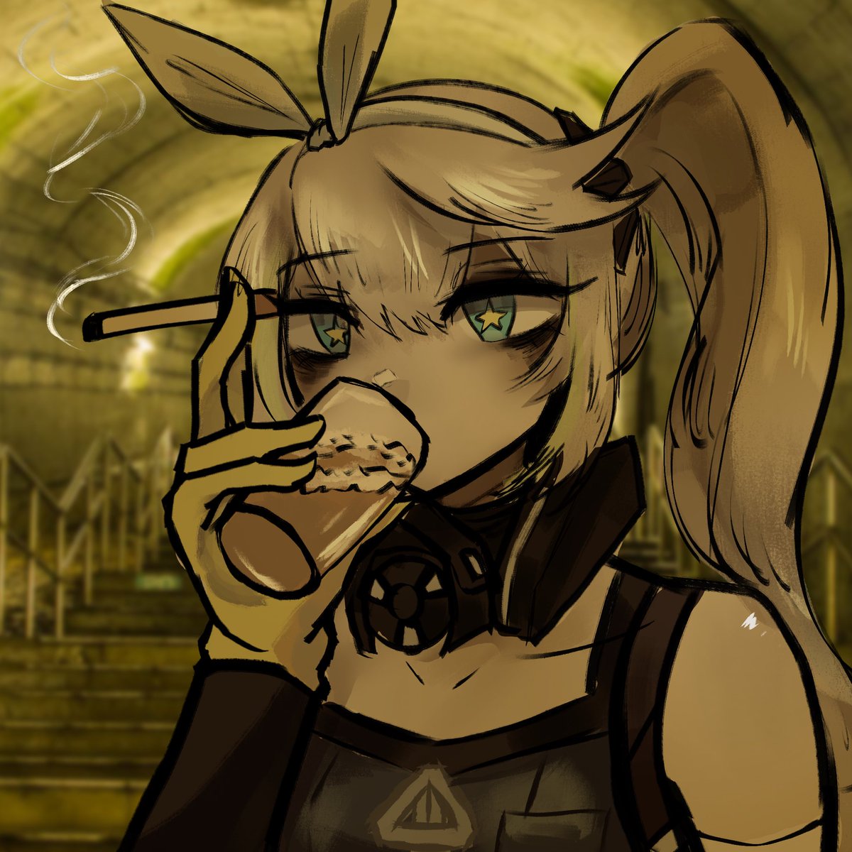 CELETTIE's tweet image. [GFL] Sharkry 🚭

#GirlsFrontline2Exilium #GirlsFrontline2 #digitalart #DigitalArtist #digitalartwork #fanart #illustration #procreateart #Procreate