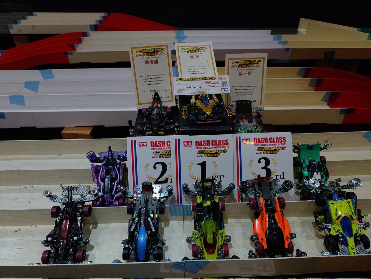 2/14 ステーションチャレンジ1st ダッシュクラス 優勝 IP選手 2位 TNT