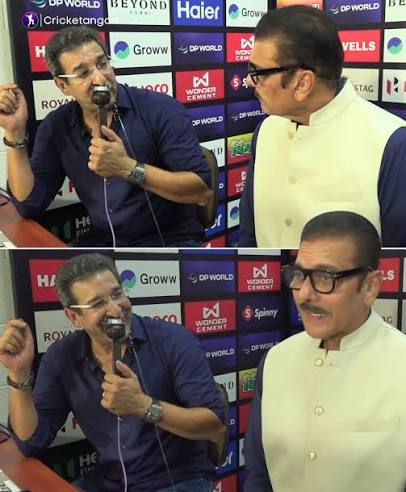 🚨🚨 RAVI SHASTRI VS WASEEM AKRAM IN COMMENTRY 🚨🚨

Akram 🗣️- Abhishek Sharma out, who will score runs for India now? I feel like a full collapse is coming.

Shasti 🗣️- we don’t depend on just one player we still have 10 other players in the team.

NEXT BALL ISHAN HIT SIX 🥶🥶.