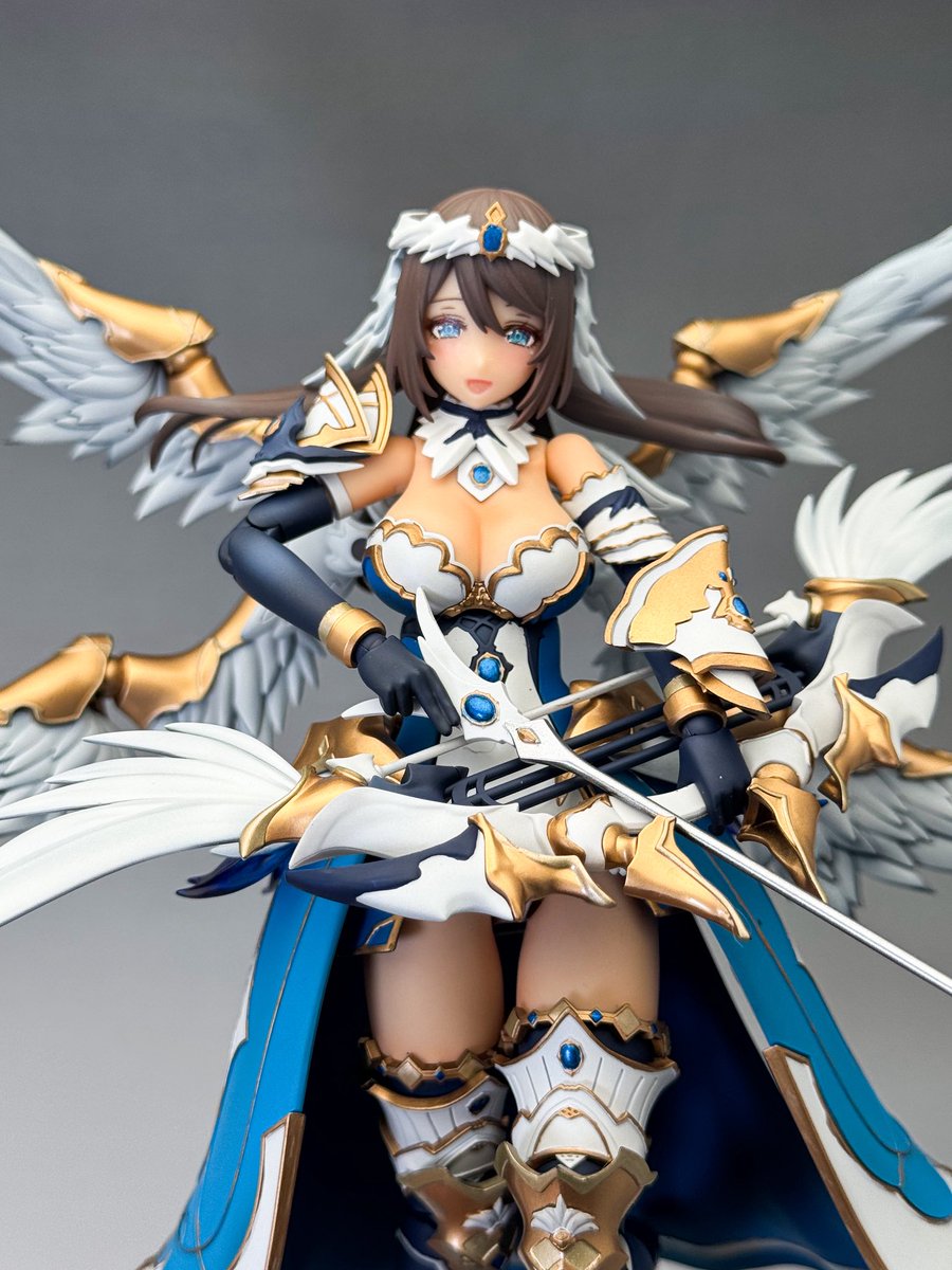ワンフェスで購入したBLUEPRINT. （<a href="/DJBLMD/">ブルーマンデー/BLUEPRINT. 【WF卓番:4-20-03】</a> ）さんのエルメダフェイスつけてみた！
ウィンクの破壊力がすごい😍
エルメダの良さがさらに引き出せてると思います✨