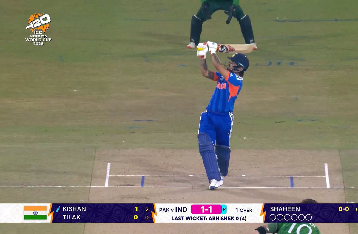 BasitSubhani's tweet photo. India was 1 for 1.
  Salman Ali Agha leading from the front got danger man Abishek Sharma out for a Duck.
  And, then premium phast bowler came and gave away the momentum to India.
  Terrible selection! Naseem or Mirza should have played. No respect given to merit! https://t.co/mnOc1ha7wk