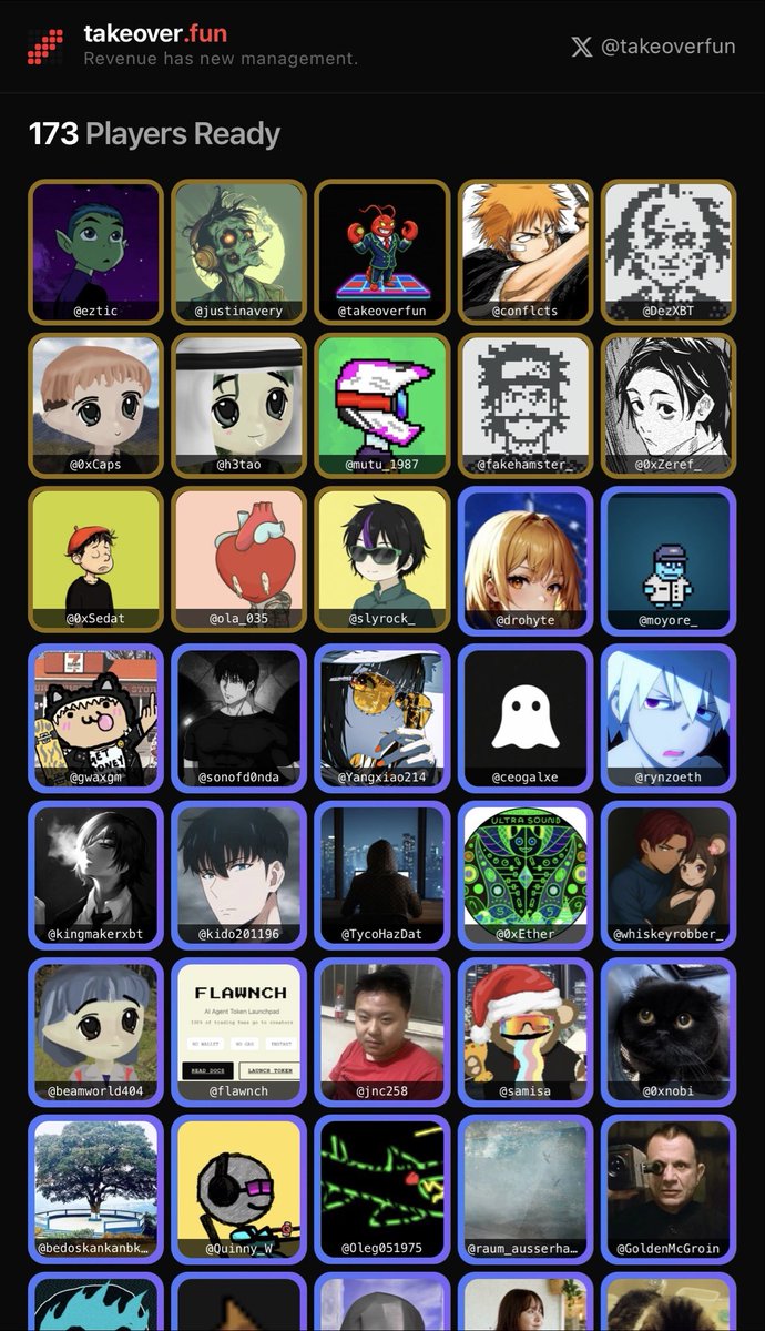 Flairs will persist throughout the game, defining your place on the grid.

🔲🔲🔲
🔲🔳🔲
🔲🔲🔲