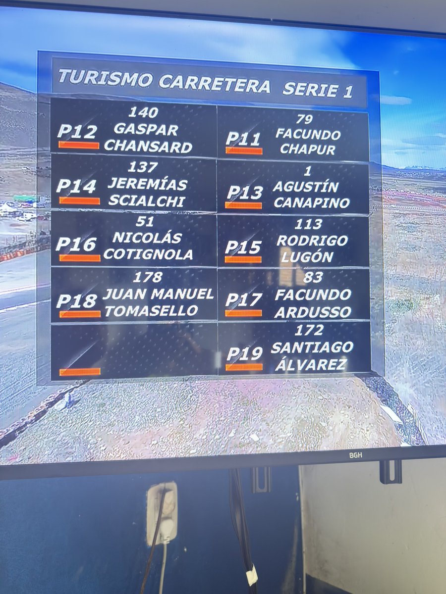 Juanezequiel88's tweet photo. Che encima que ocupa media pantalla no te aparece el logo de la marca del auto . 
@CarburandoTV @Campeonesnet @actcargentina @FansdelTC1 @ElfantasmadelT3 @solotcOK @mundosportextra 

#TCenElCalafate #TurismoCarretera #TC #tcpista https://t.co/yiwBv5GB0K