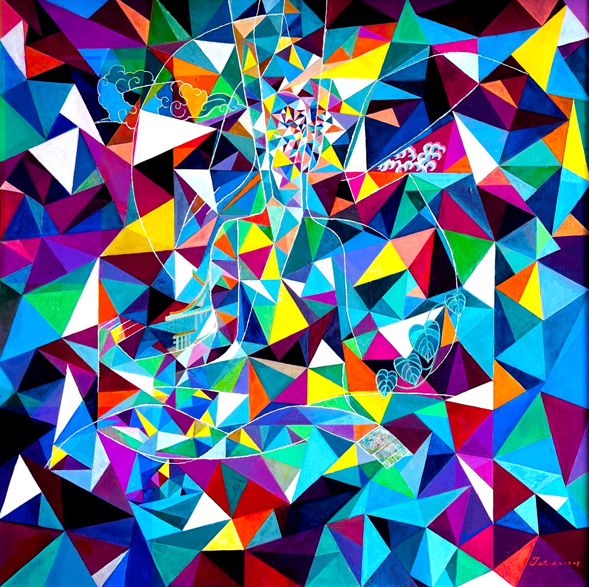 ＼ 開催中！ ／

吉岡徹 Web個展
Geometric illusion — 幾何学的表現の追求 —
nihonbashiart.jp/exhibition/yos…
会期：2026.02.16-02.28

＜作品紹介＞
作品名：瑞相

#美術ネットワーク #芸術の輪 #現代作家の環 #artilljp #illustshare