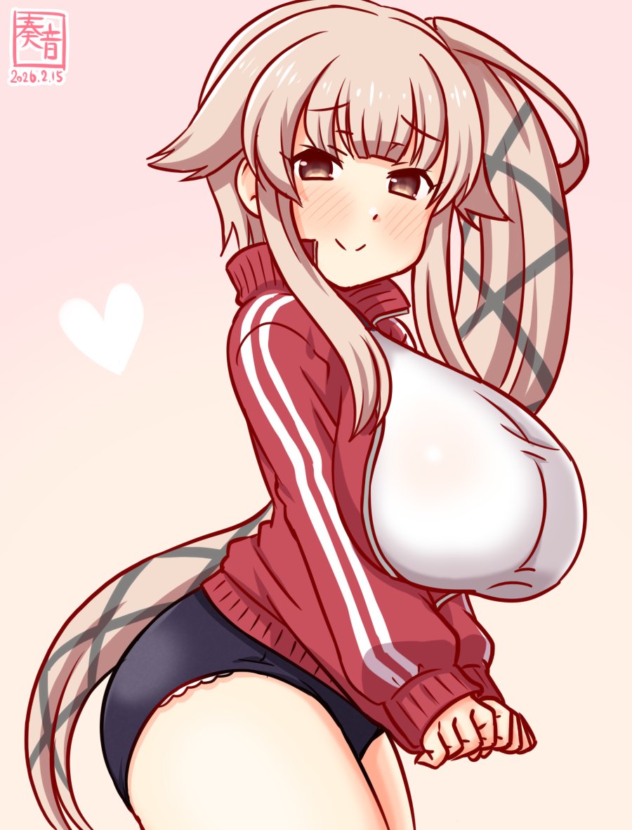 「はい、由良はここに。
 お部屋にいます♪ 提督さん♡」

#艦これ版真剣お絵描き60分一本勝負_20260215
#由良 