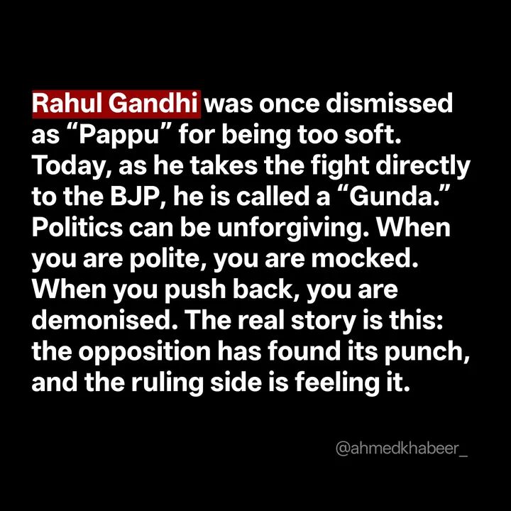 First they called him Papu today the same Papu has made them wonder ..worried &amp; exposed 👇🙏