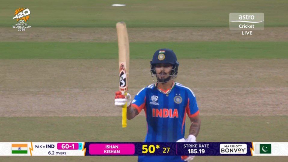 Excellent knock raa kishan 🔥🔥

#INDvPAK