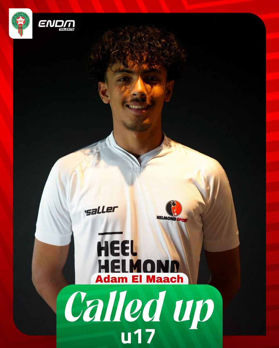 طوله 194 سنتيم تبارك الله، حارس هيلموند الهولندي أدم المعاش مستدعي لمعسكر المنتخب المغربي لأقل من 17 سنة.
#ENDM