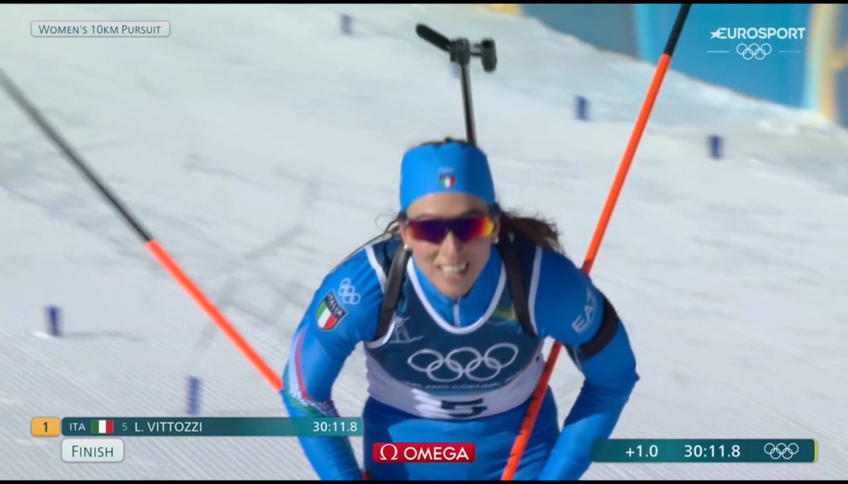 MA CHE GIORNATA STIAMO VIVENDO?

ARRIVA UN'ALTRA MEDAGLIA

UN ORO NEL BIATHLON CON LISA VITTOZZI, AUTRICE DI UNA GARA STRE-PI-TO-SAAAAA!

MA CHE DOMENICA È?

MA QUANTO SONO BELLE LE OLIMPIADI?